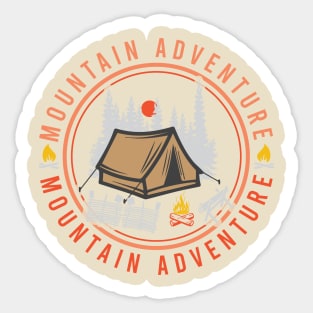 Mountain Adventure Sticker